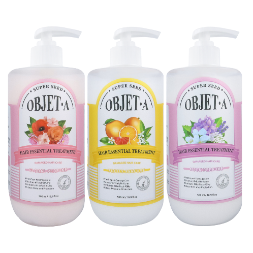 OBJETA SUPER SEED HAIR ESSENTIAL TREATMENT 500ml  (PERFUME :  FLORAL, FRUITY, MUSK)